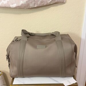 Dange Dover Landon Neopane Carryall Bag color Dune Muted Mauve w/ Brown